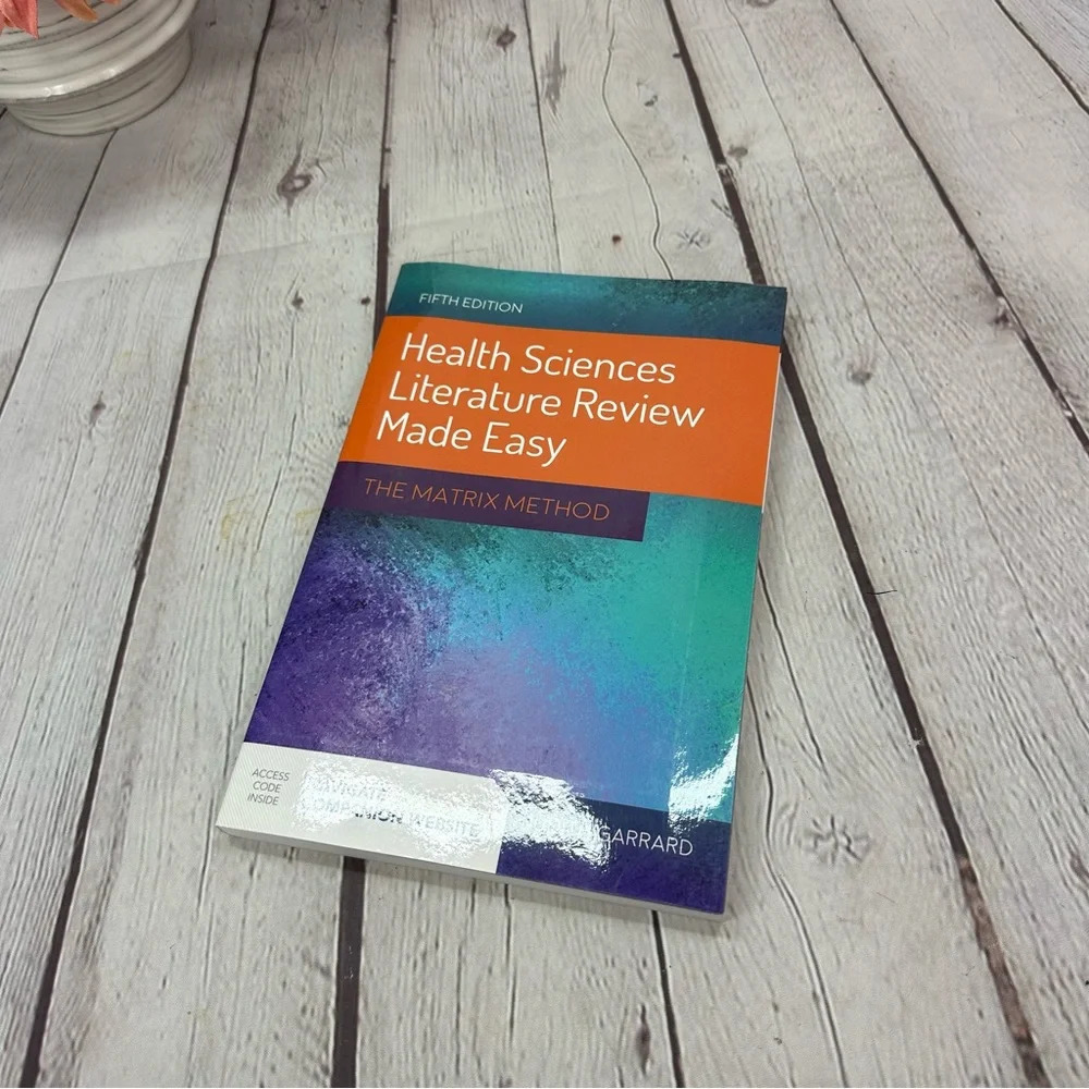 textbook 5th ed health sciences literature review made easy by garrard 2017